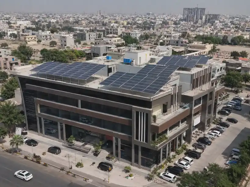 Commercial solar project in Islamabad, Pakistan