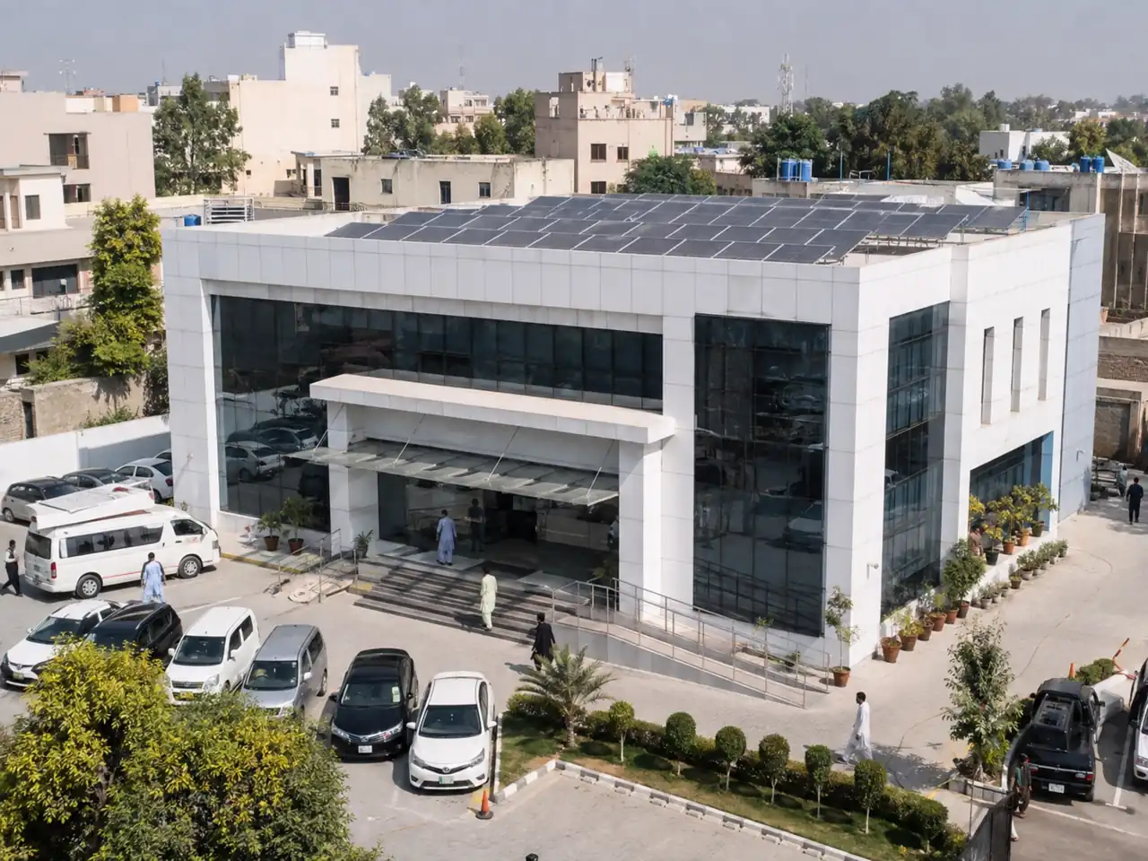 Commercial solar project in Lahore, Pakistan