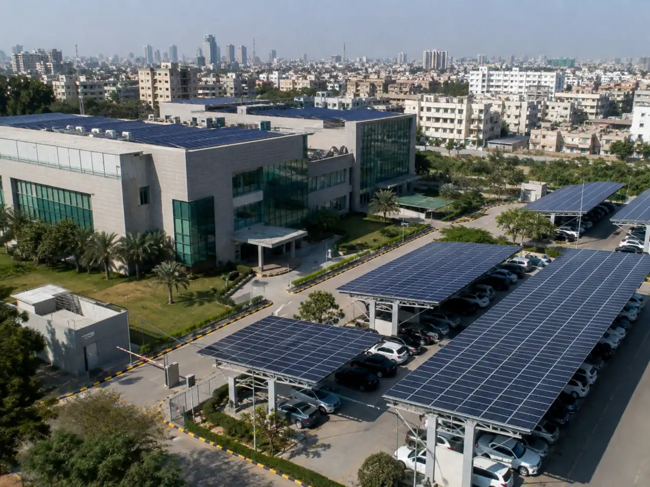 Commercial solar project in Rawalpindi, Pakistan