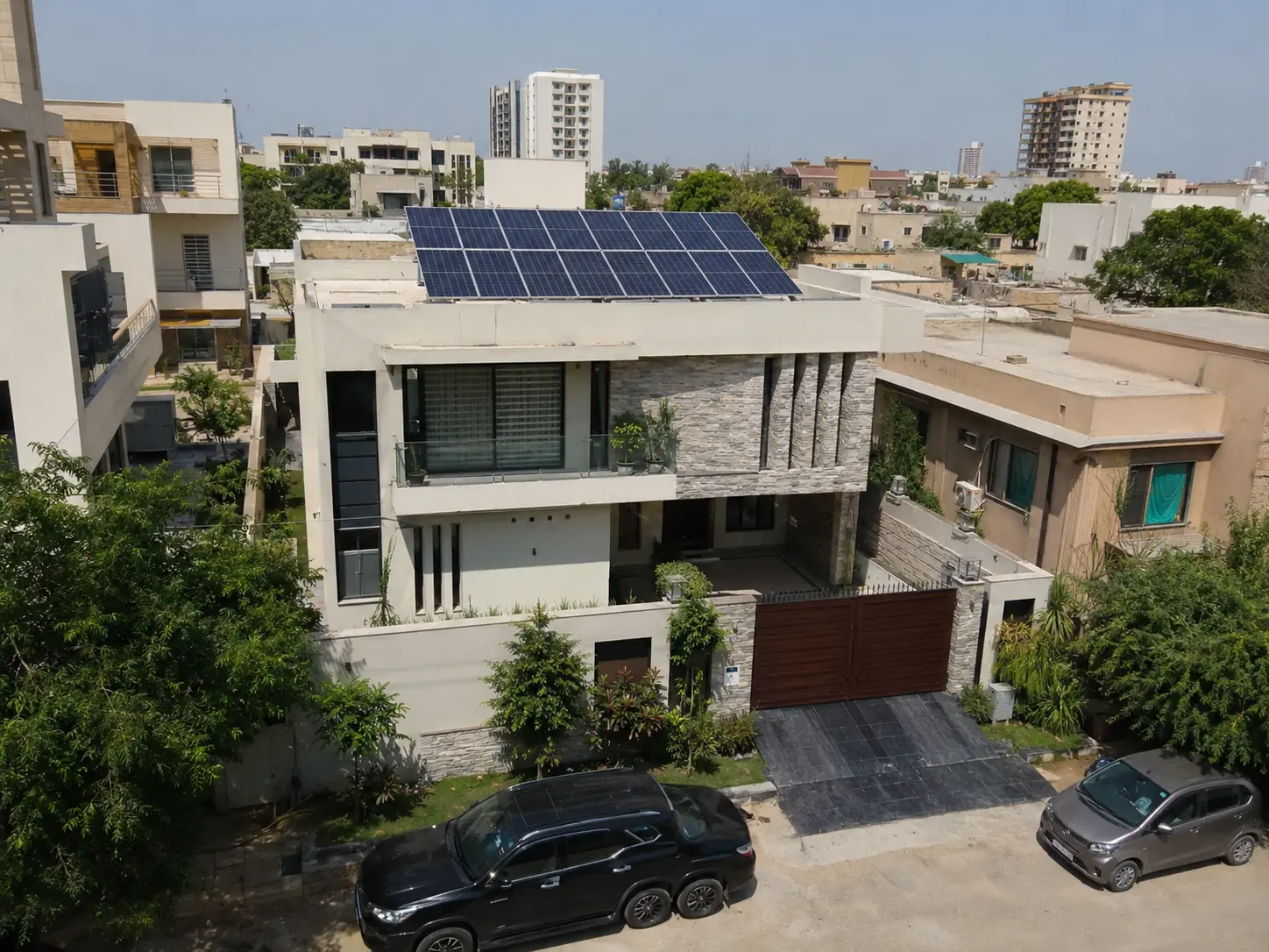 Residential solar project in Islamabad, Pakistan