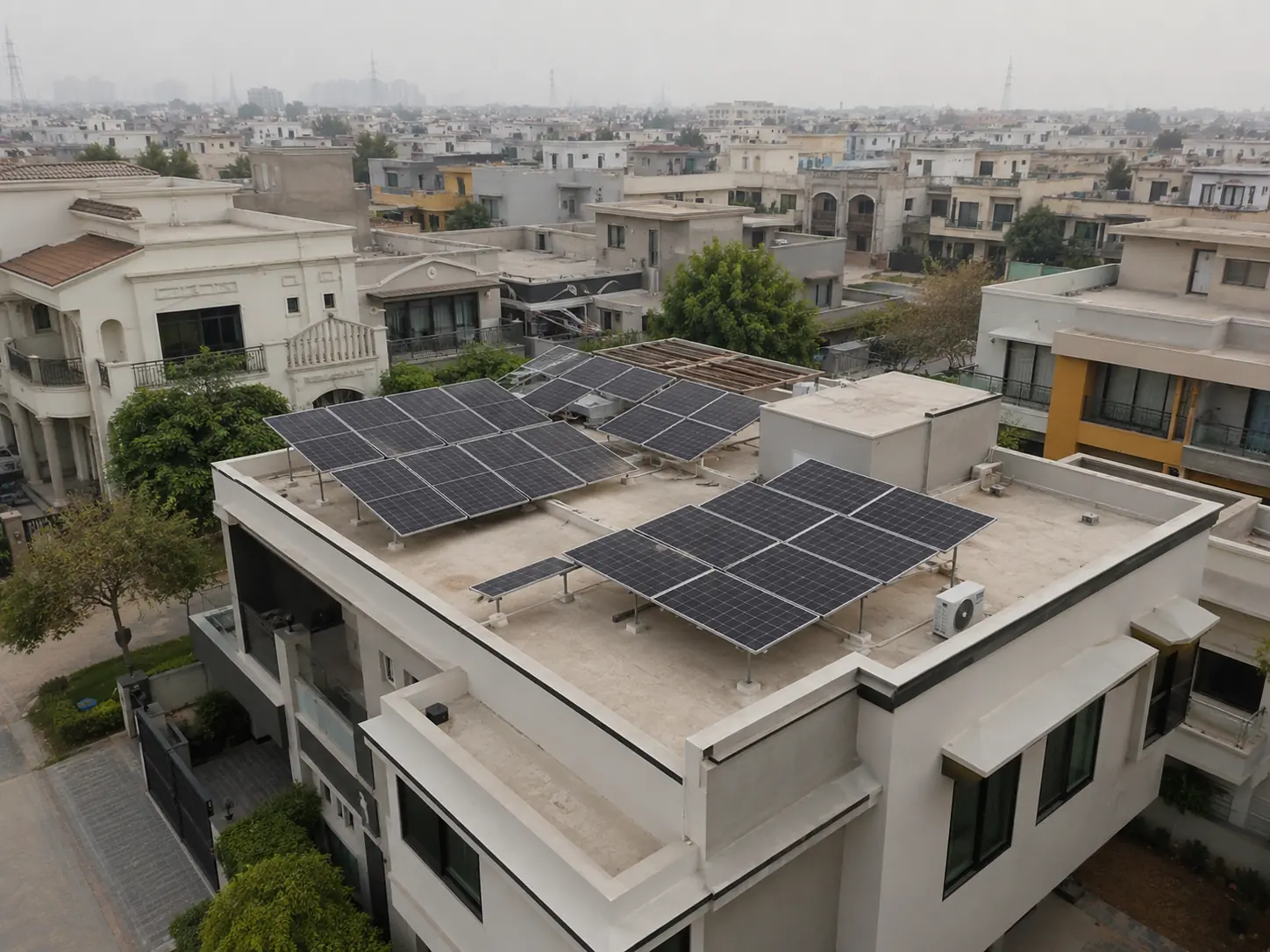 Residential solar project in Faisalabad, Pakistan