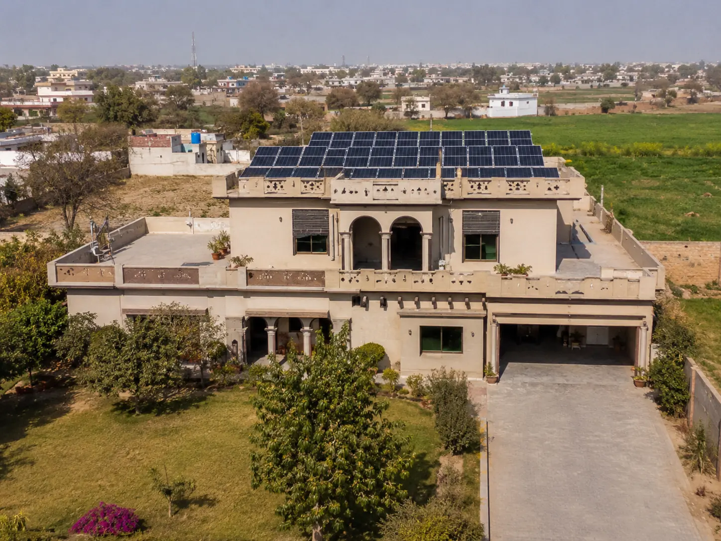 Residential solar project in Multan, Pakistan