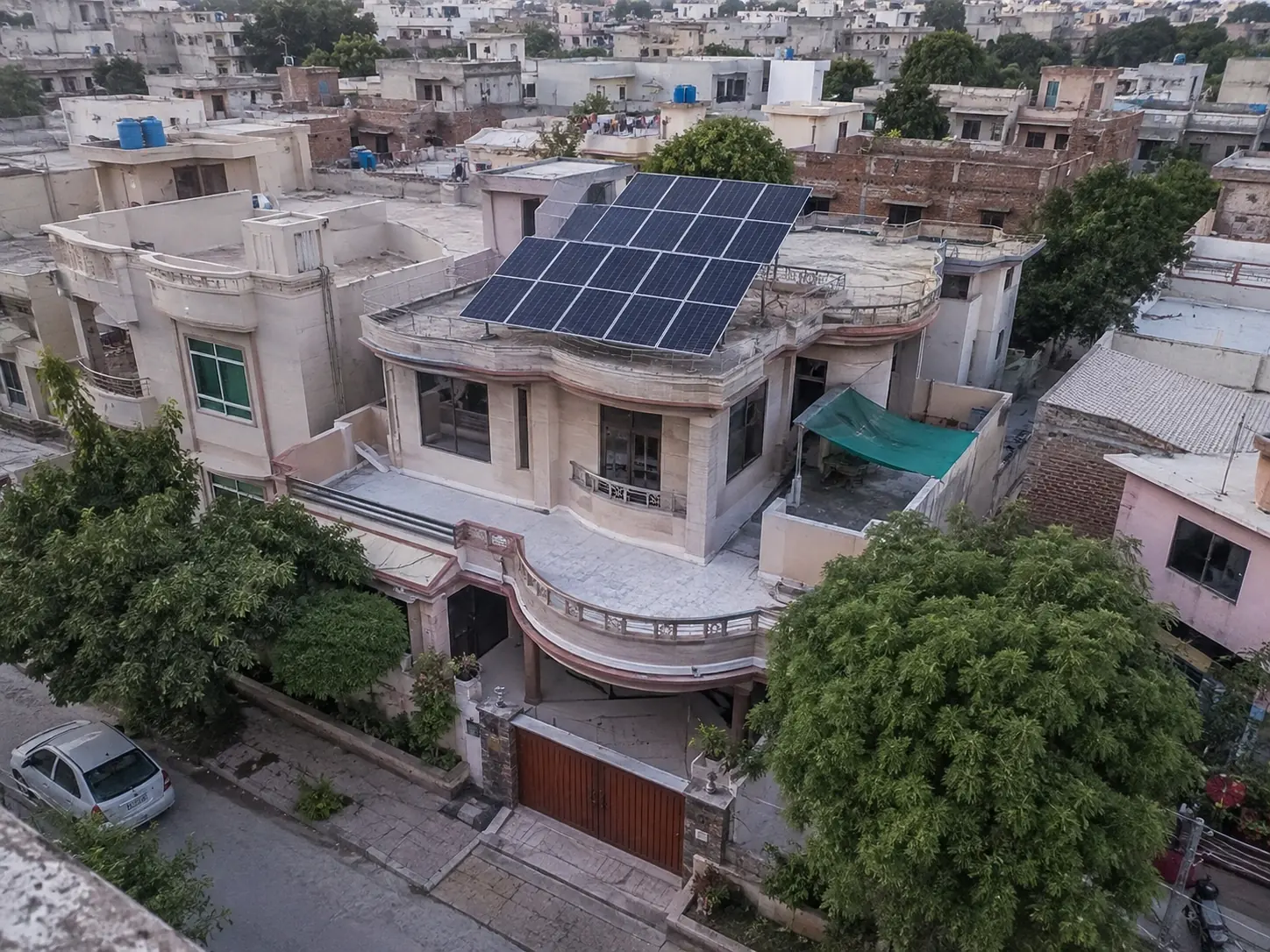Residential solar project in Sialkot, Pakistan