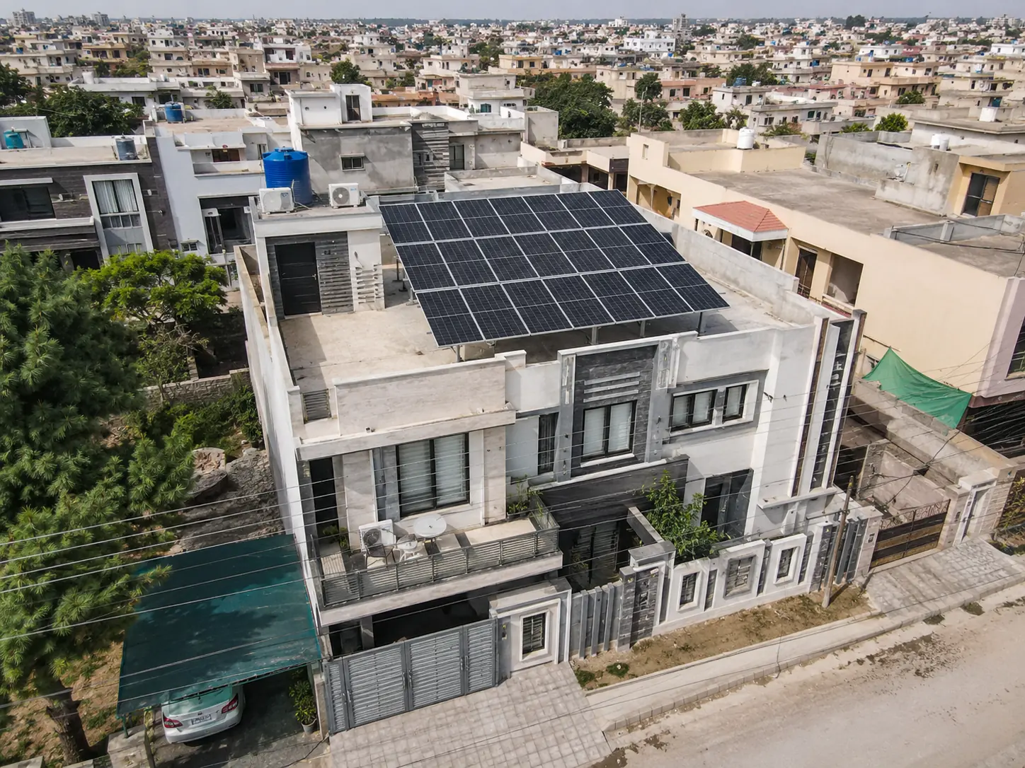Residential solar project in Bahawalpur, Pakistan