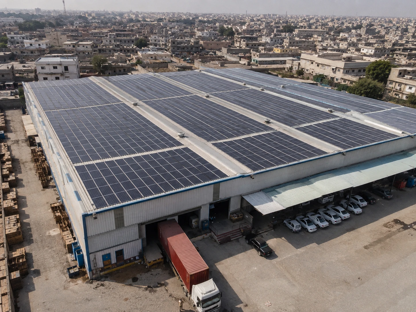 Industrial solar project in Gujranwala, Pakistan