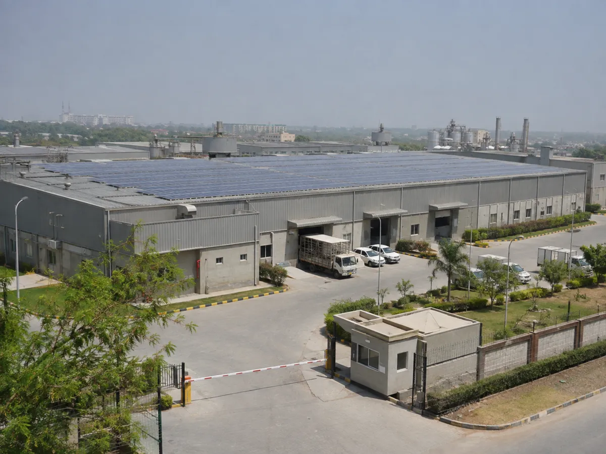 Industrial solar project in Peshawar, Pakistan