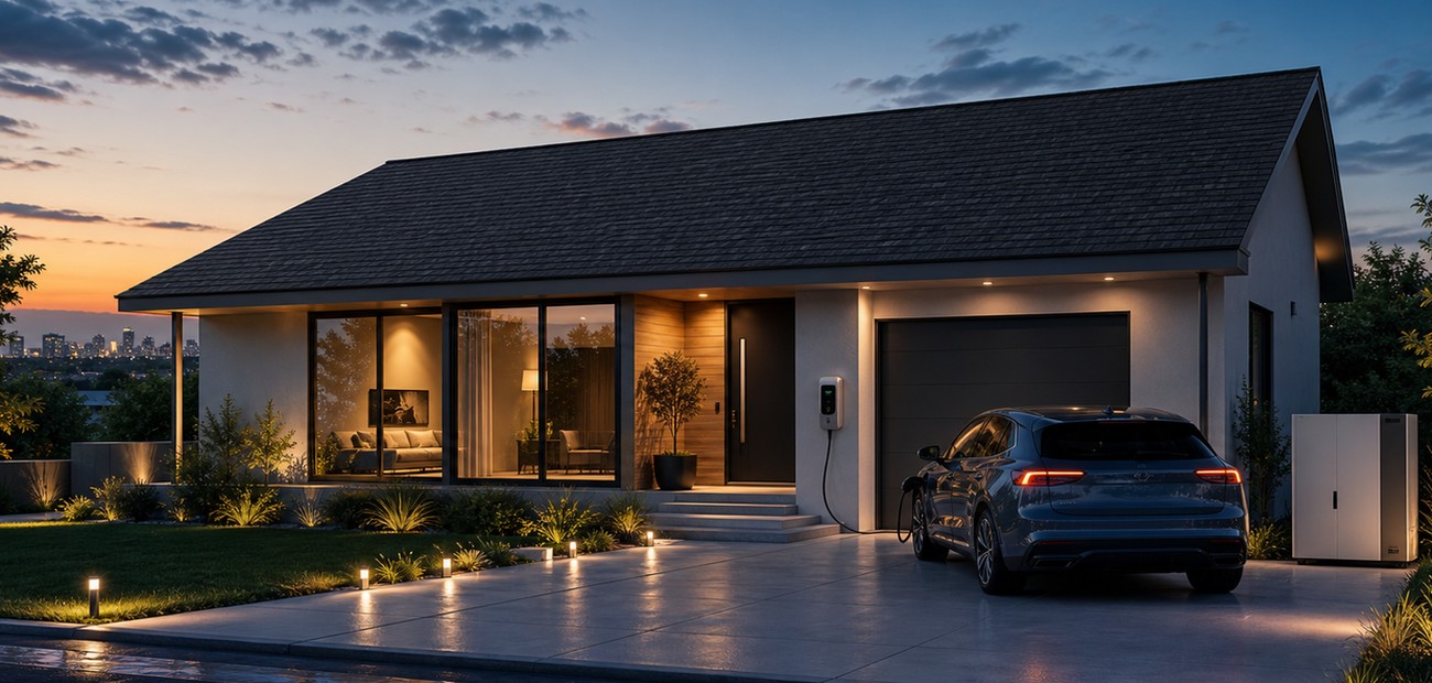 Residential home before solar planning