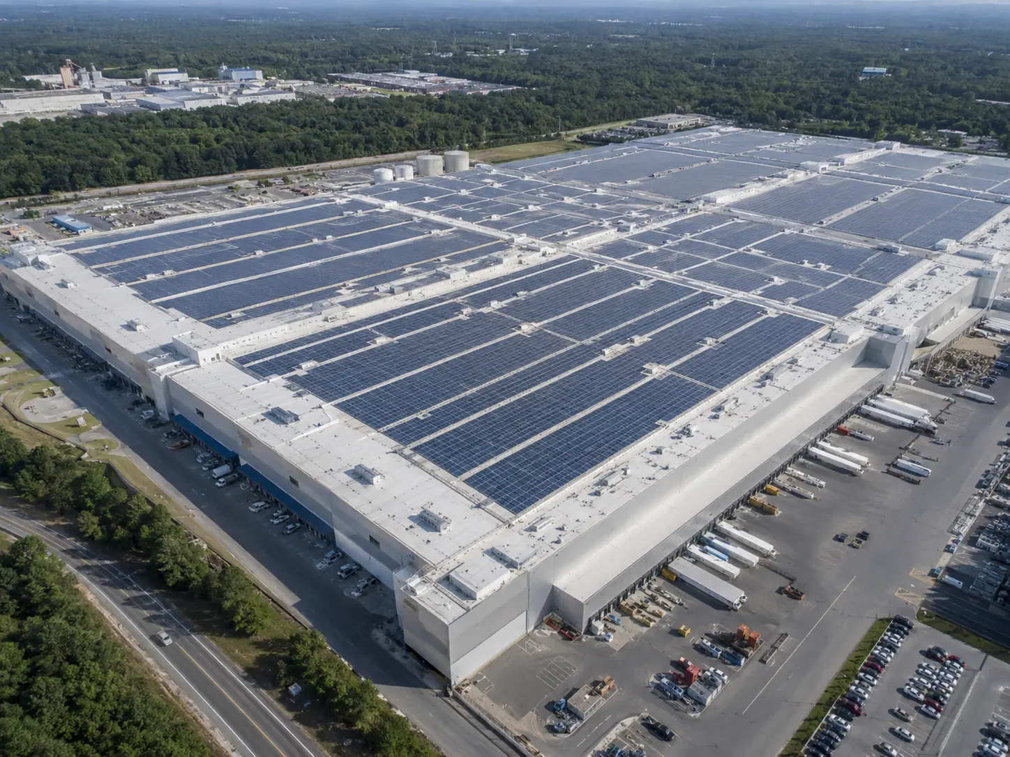 Commercial and industrial rooftop solar system